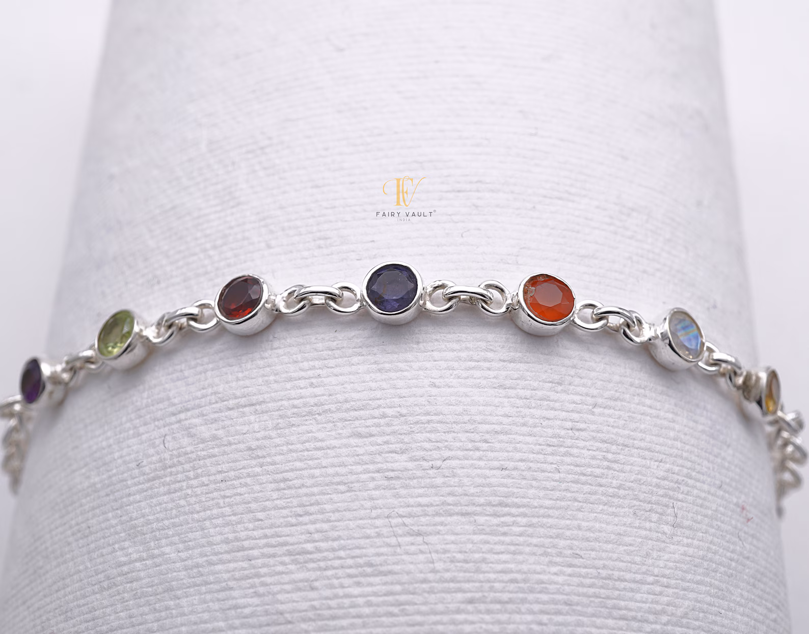 7 Chakra Faceted Bracelet